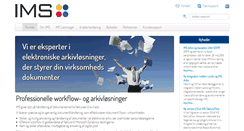 Desktop Screenshot of ims.dk